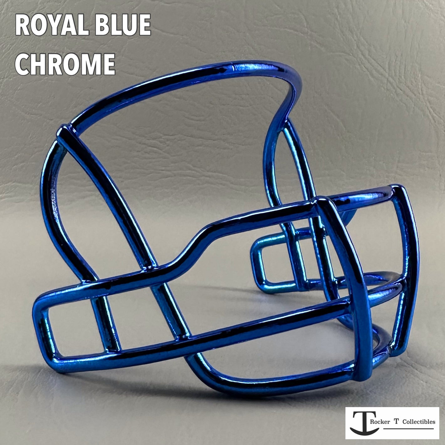 Riddell Revolution G2B-R "Peyton Manning" Metal Mini Helmet Facemask (Chrome Colors)