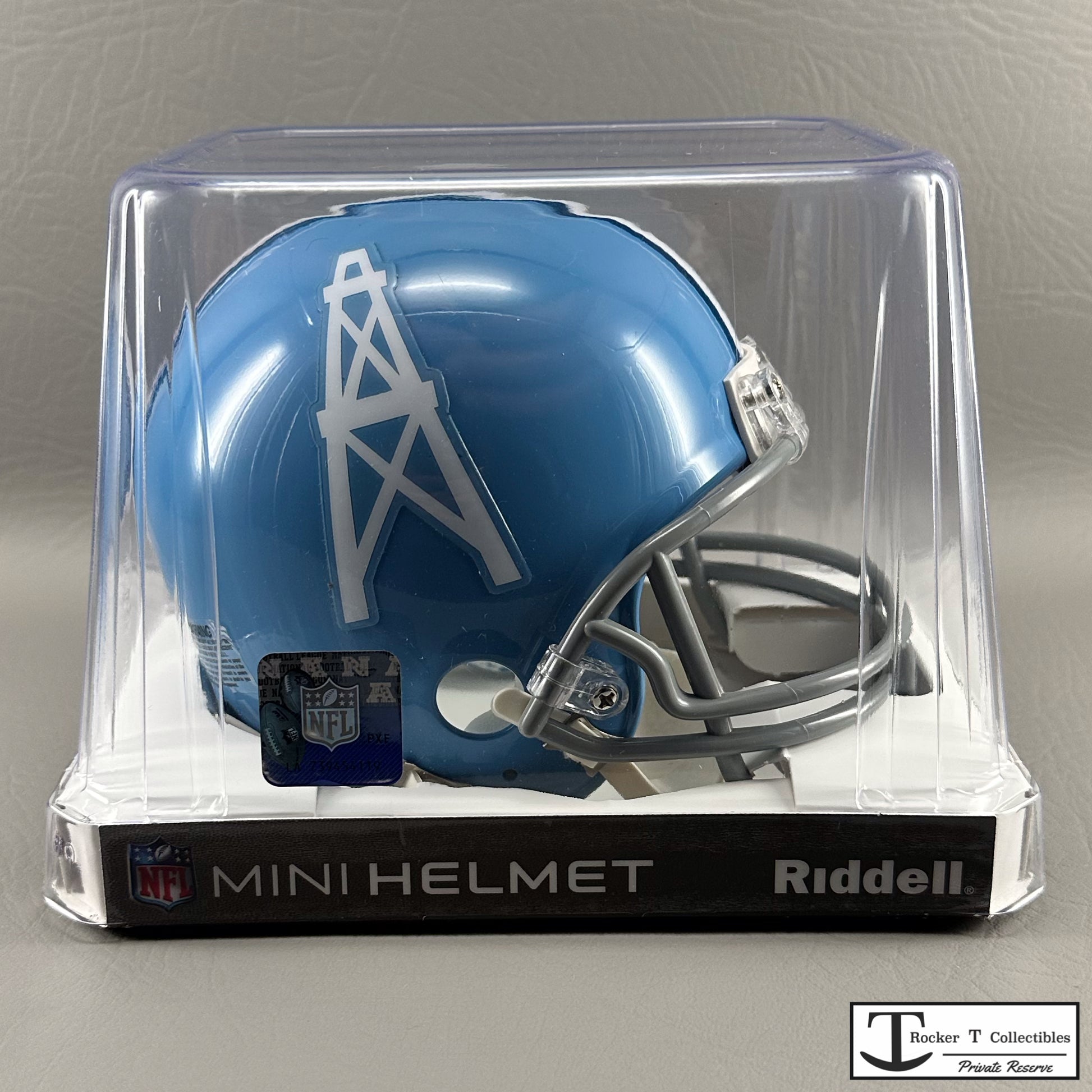 Riddell Houston Oilers 1960-62 Throwback VSR4 Mini Helmet Riddell Houston Oilers 1960-62 Throwback VSR4 Mini Helmet