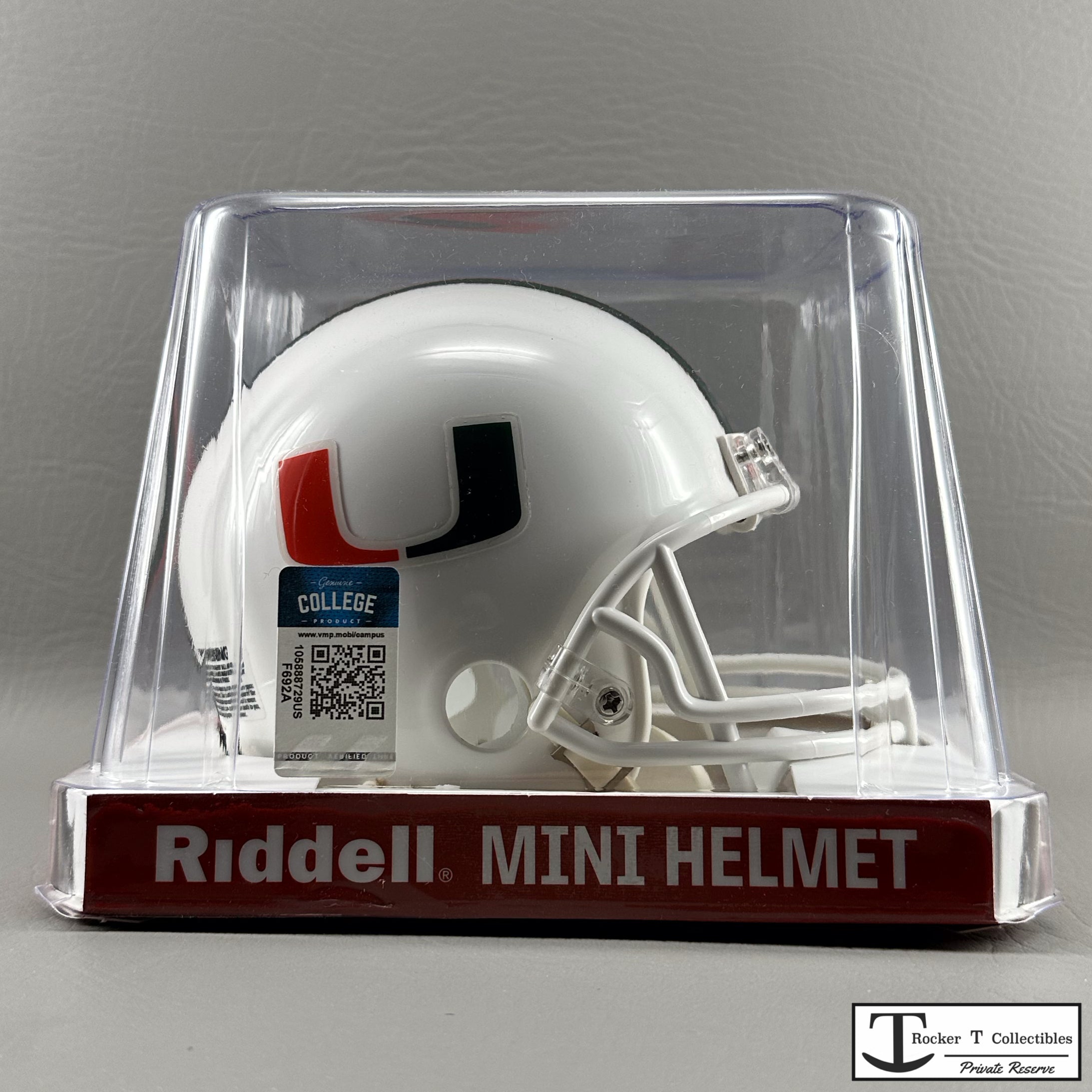 cheap ncaa mini football helmets Riddell Miami Hurricanes VSR4 Mini Helmet