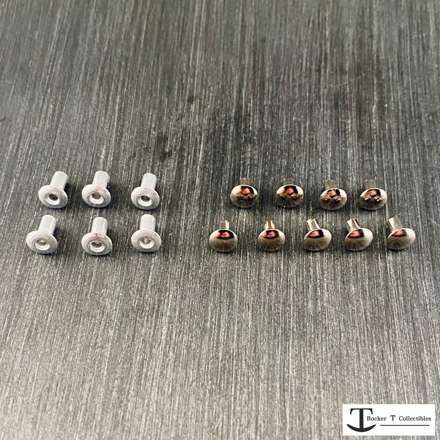 Rocker T Custom Mini Helmet Throwback Rivets Package