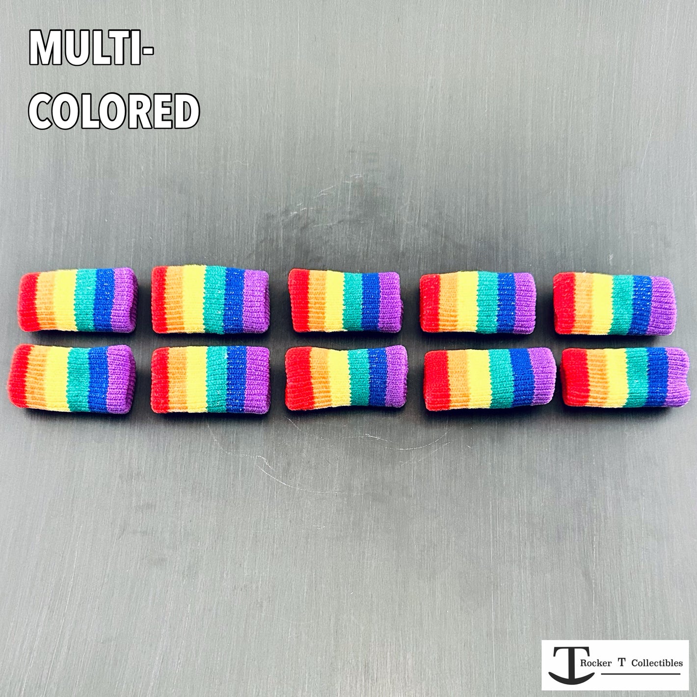 Rocker T Multi-Colored "Bulk Buy" Mini Helmet Chinstrap Pads