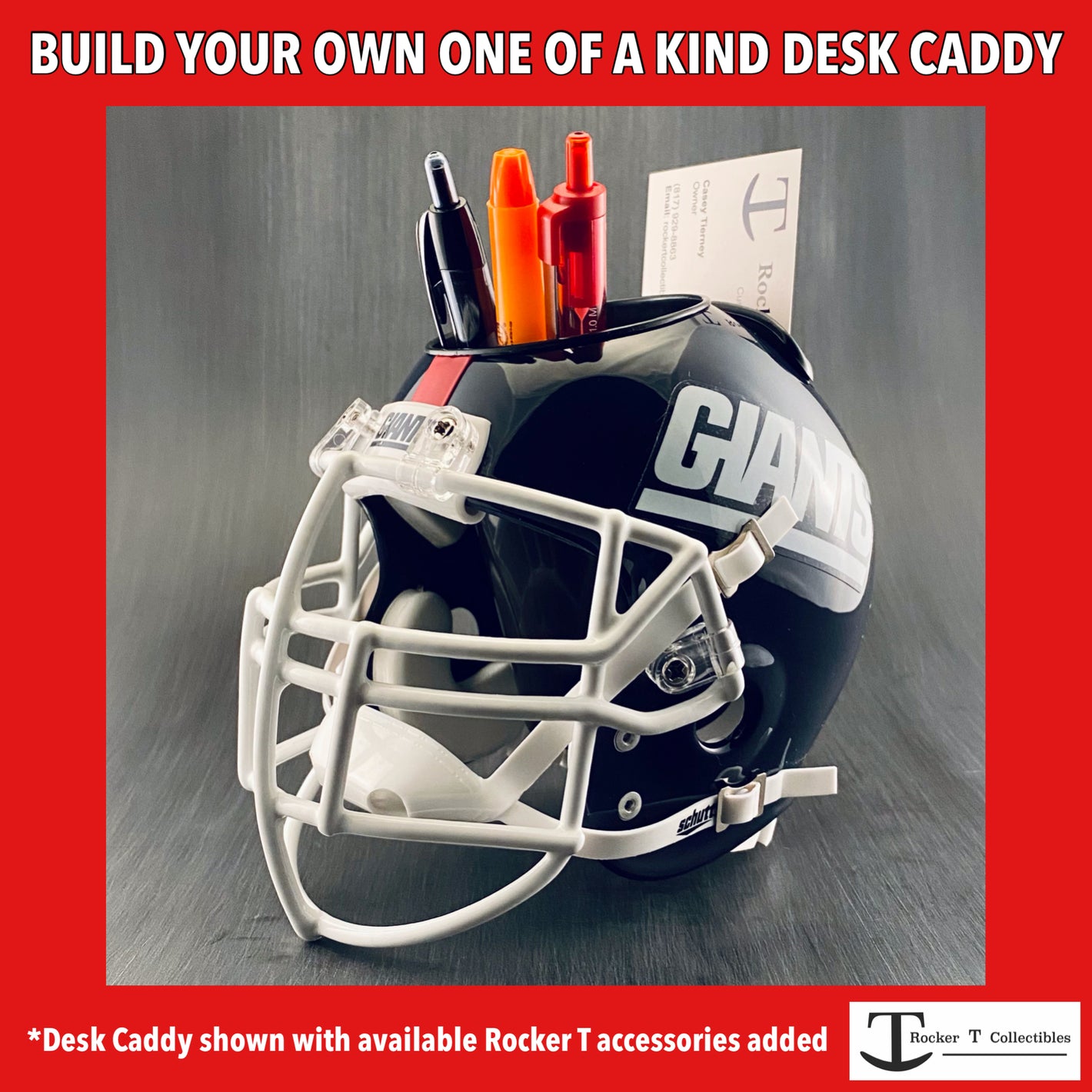 Mini Football Helmet Shells (Schutt Office Desk Caddies)