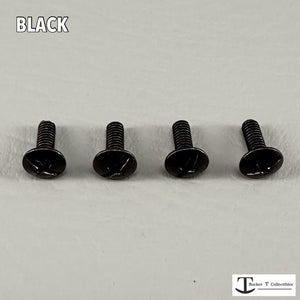 Black 1/2" Full Size Helmet Facemask Clip Hardware