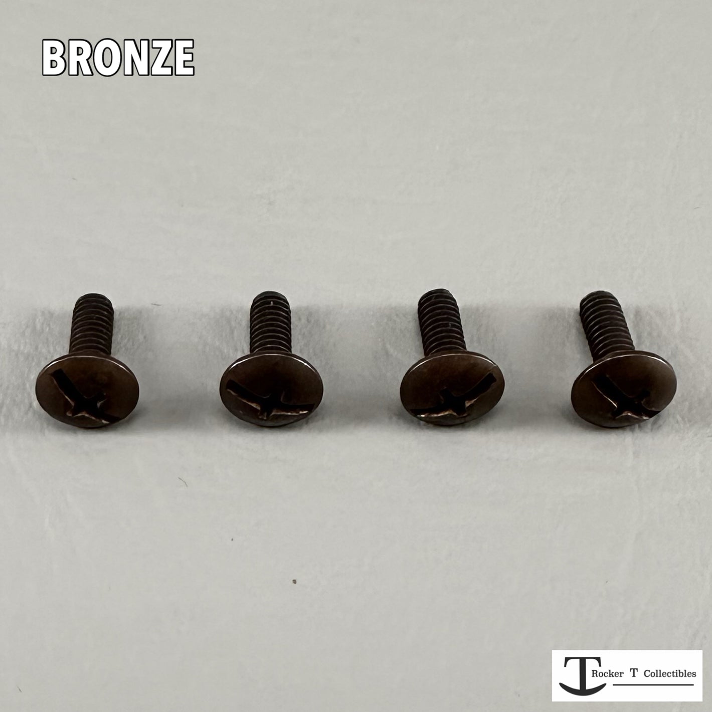 Throwback Bronze 1/2" Full Size Helmet Facemask Clip Hardware