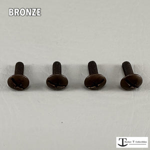 Throwback Bronze 1/2" Full Size Helmet Facemask Clip Hardware