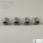 Throwback Full Size Helmet Gray Facemask Clips