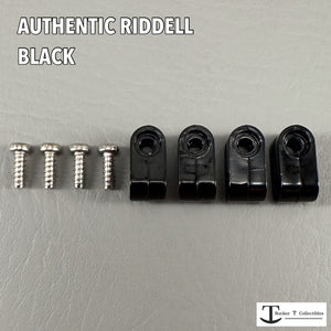 Authentic Riddell Black Mini Helmet Facemask Clips