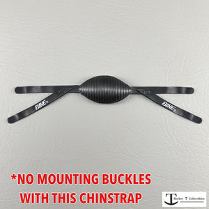 Bike Black Low Mount 4-Point Throwback Mini Helmet Chinstrap (No Mounting Buckles)