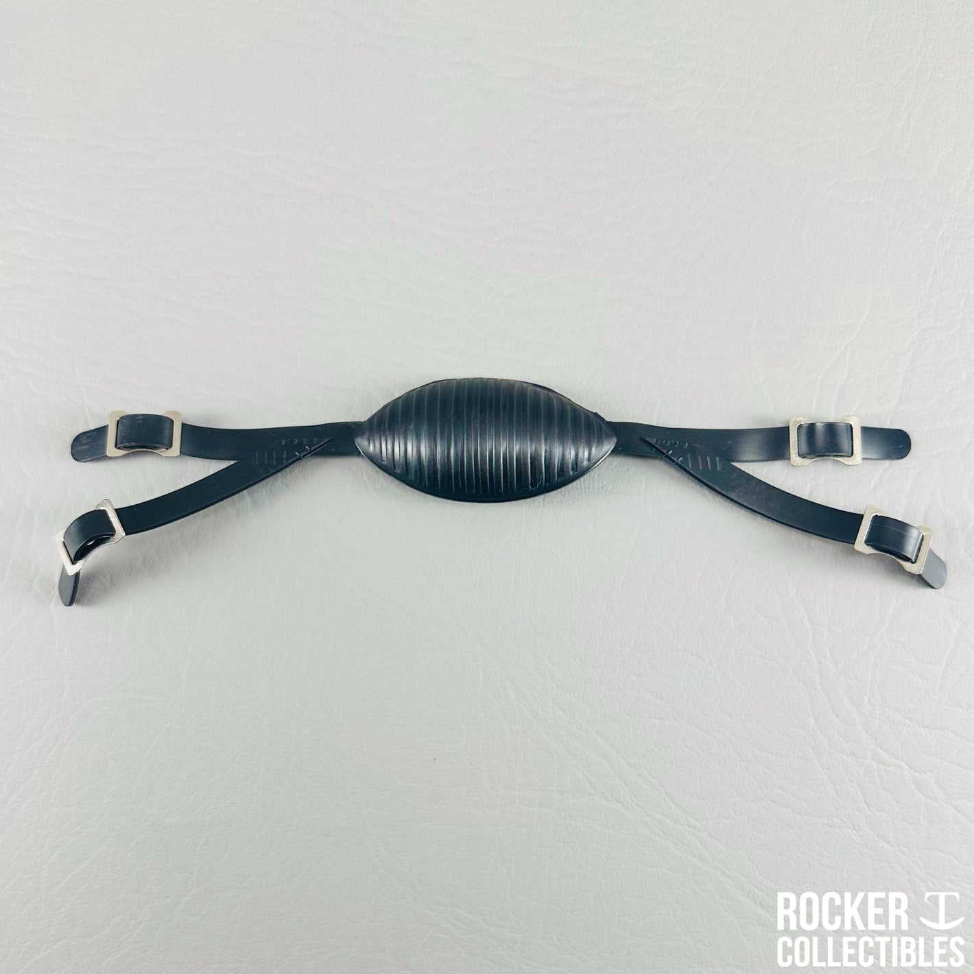 Black (No Label) Low Mount 4-Point Throwback Mini Helmet Chinstrap