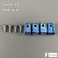 Custom Anodized Acrylic Mini Helmet Facemask Clips