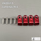 Custom Anodized Acrylic Mini Helmet Facemask Clips