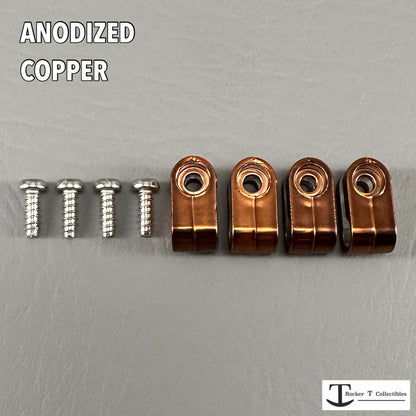 Custom Anodized Acrylic Mini Helmet Facemask Clips