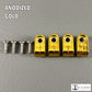 Custom Anodized Acrylic Mini Helmet Facemask Clips