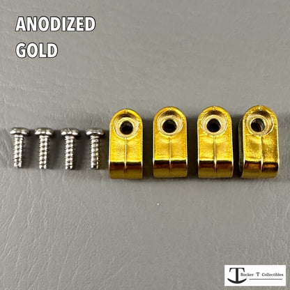 Custom Anodized Acrylic Mini Helmet Facemask Clips