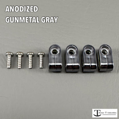Custom Anodized Acrylic Mini Helmet Facemask Clips