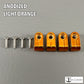 Custom Anodized Acrylic Mini Helmet Facemask Clips