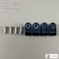 Custom Anodized Acrylic Mini Helmet Facemask Clips