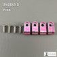 Custom Anodized Acrylic Mini Helmet Facemask Clips