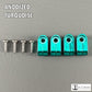 Custom Anodized Acrylic Mini Helmet Facemask Clips