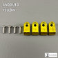 Custom Anodized Acrylic Mini Helmet Facemask Clips