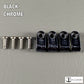 Custom Chrome Acrylic Mini Helmet Facemask Clips
