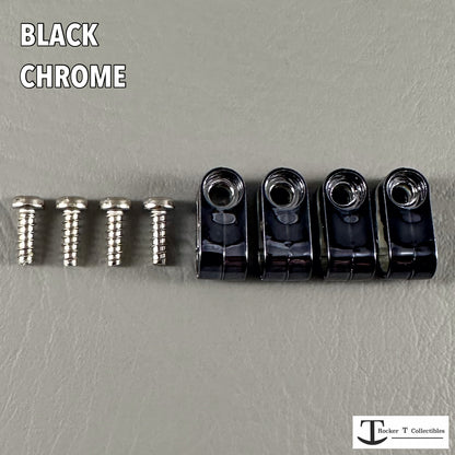 Custom Chrome Acrylic Mini Helmet Facemask Clips