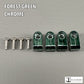 Custom Chrome Acrylic Mini Helmet Facemask Clips