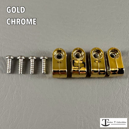 Custom Chrome Acrylic Mini Helmet Facemask Clips