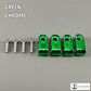 Custom Chrome Acrylic Mini Helmet Facemask Clips