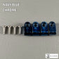 Custom Chrome Acrylic Mini Helmet Facemask Clips