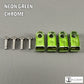 Custom Chrome Acrylic Mini Helmet Facemask Clips