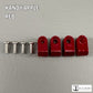 Custom Colored Acrylic Mini Helmet Facemask Clips