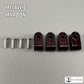 Custom Colored Acrylic Mini Helmet Facemask Clips