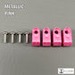 Custom Colored Acrylic Mini Helmet Facemask Clips