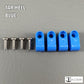 Custom Colored Acrylic Mini Helmet Facemask Clips