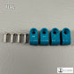 Custom Colored Acrylic Mini Helmet Facemask Clips