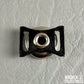 Genuine Riddell Black Metal Buckle – Custom Snap Conversion