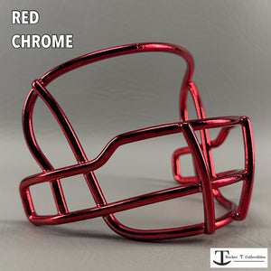 Riddell Revolution G2B-R "Peyton Manning" Metal Mini Helmet Facemask (Chrome Colors)