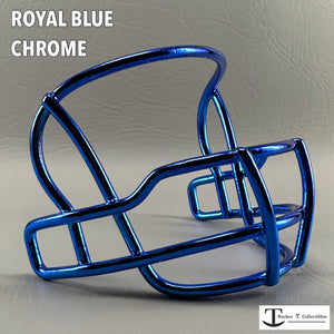 Riddell Revolution G2B-R "Peyton Manning" Metal Mini Helmet Facemask (Chrome Colors)