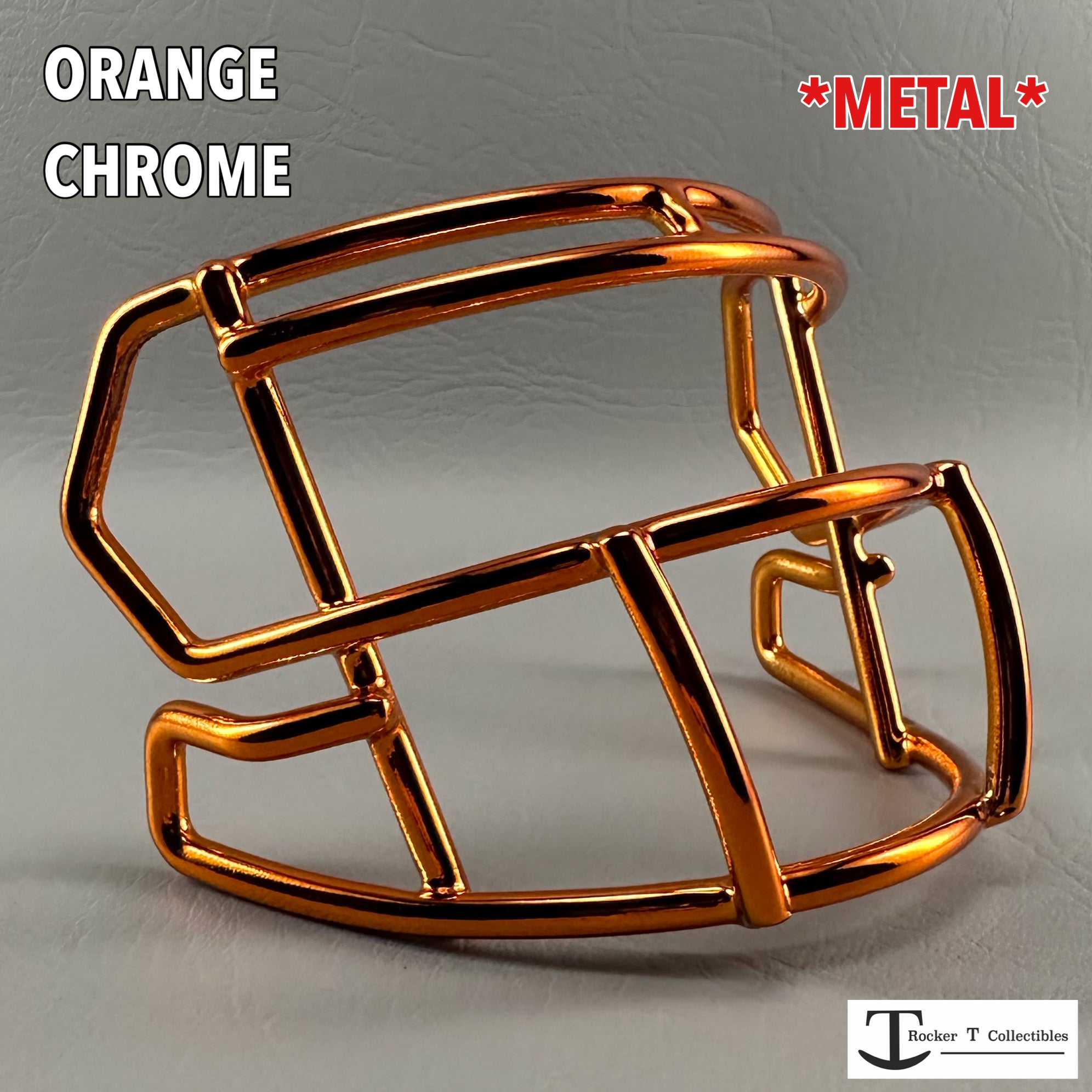 Speed Metal Mini Helmet Facemasks - Chrome Colors