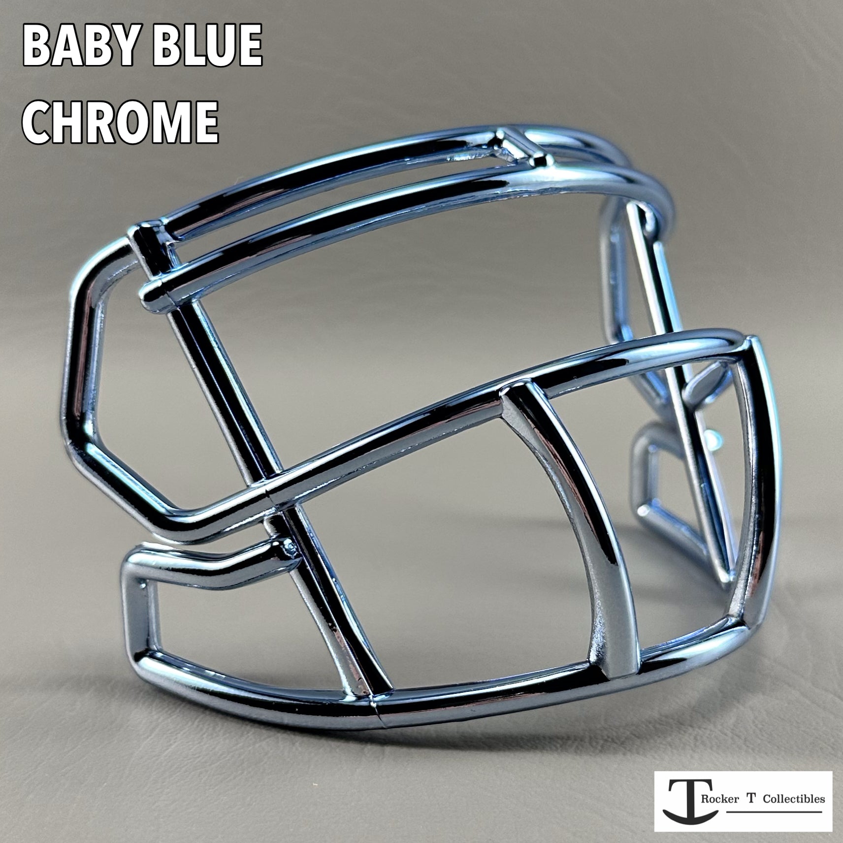 Riddell Speed S2BD-SW-SP Plastic Mini Helmet Facemasks (Chrome Colors)