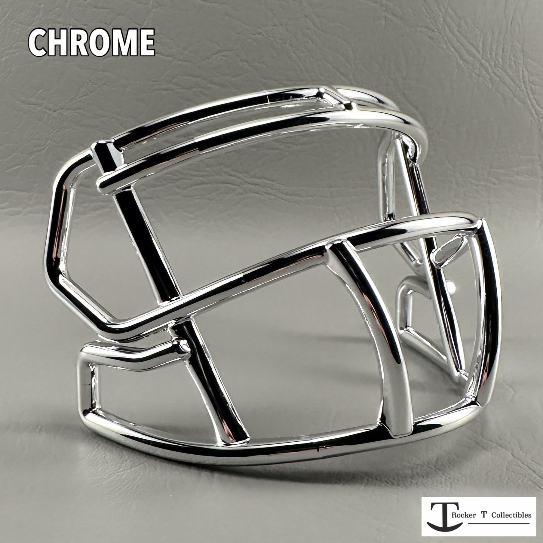 Riddell Speed S2BD-SW-SP Plastic Mini Helmet Facemasks (Chrome Colors)
