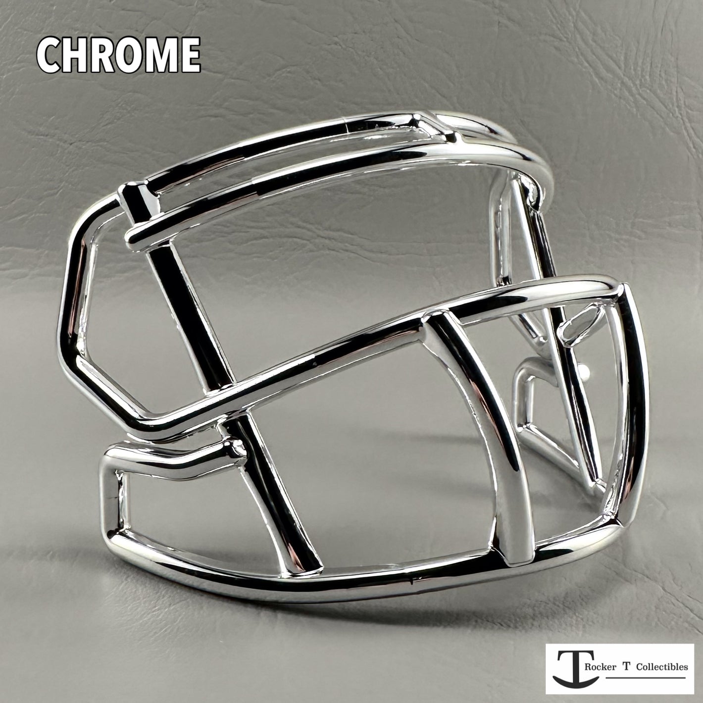 Riddell Speed S2BD-SW-SP Plastic Mini Helmet Facemasks (Chrome Colors)