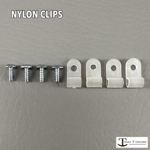 *BULK BUY* 25 Sets of Nylon Mini Helmet Facemask Clips