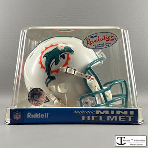 Riddell Miami Dolphins 1997-2012 Throwback Authentic Revolution Mini Helmet