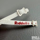 Riddell Low Mount 4-Point Throwback Mini Helmet Chinstrap - Modern Block Riddell Logo