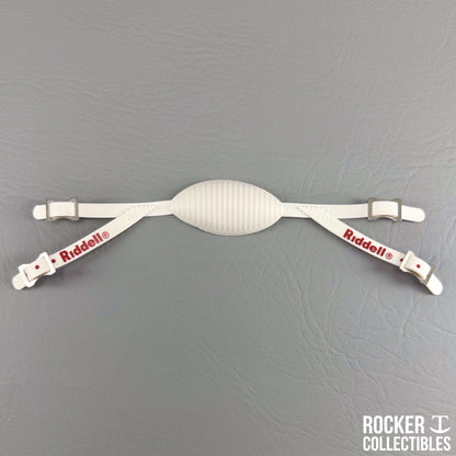 Riddell Low Mount 4-Point Throwback Mini Helmet Chinstrap - Modern Block Riddell Logo