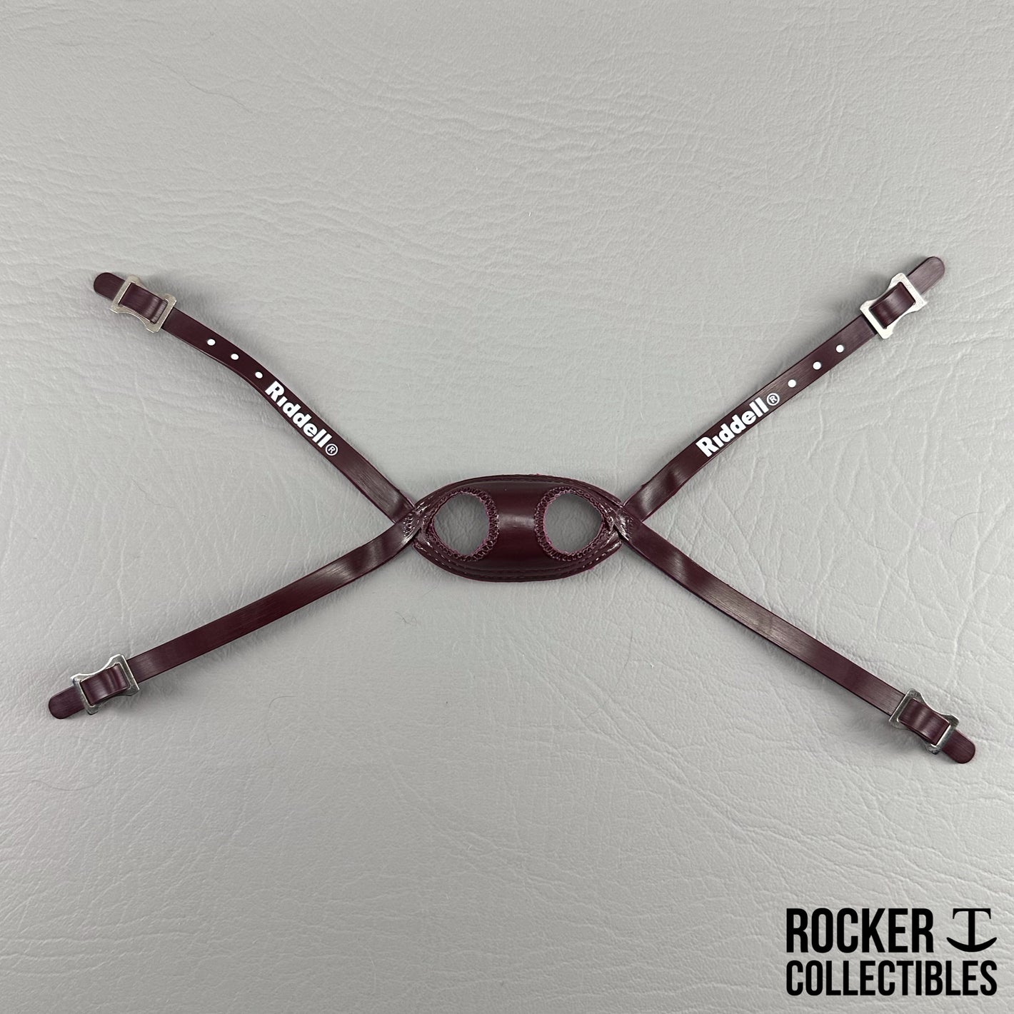 Riddell Maroon High Mount Mini Helmet Chinstrap (LAST ONE)