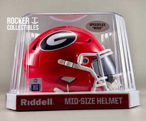 Georgia Bulldogs NCAA Riddell SpeedFlex MIDI Helmet – Mid-Size Football Helmet (7.5")