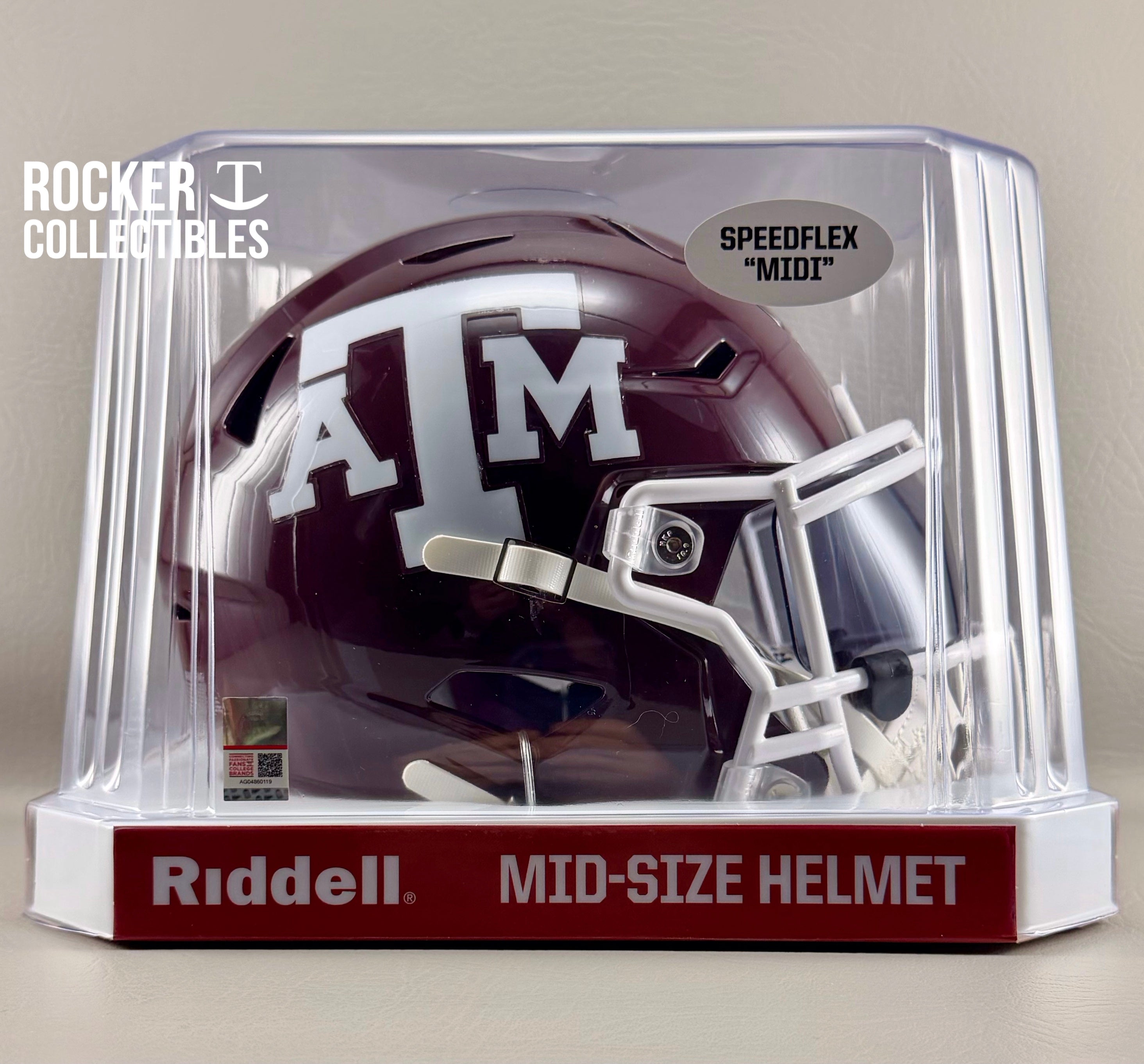 along with footballs emse inc also sells helmets All 18 NCAA BIG TEN 10 Conference Current Riddell SPEED Revolution Mini this half Texas A&M Riddell SpeedFlex Mid-Size